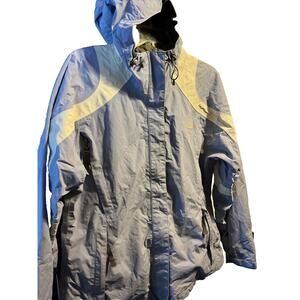 The North Face HyVent Women’s L Blue Long Sleeve Full Zip Nylon Polyester Jacket